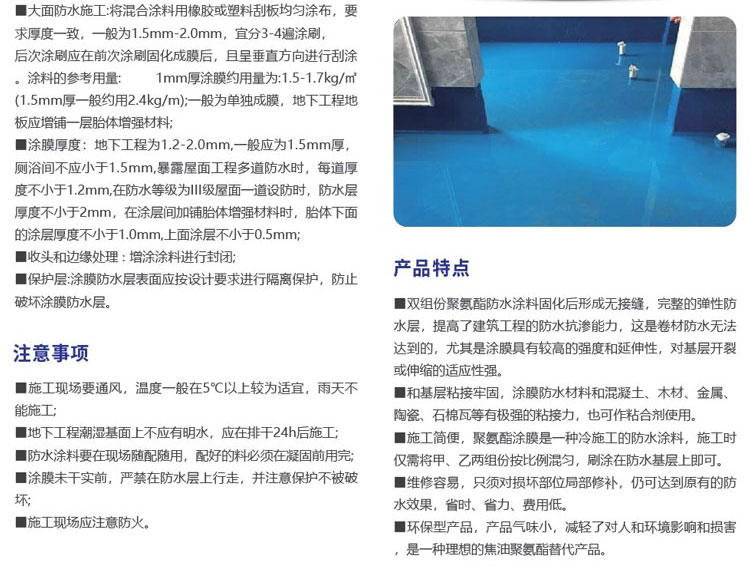 雙組份聚氨酯防水涂料(圖2)
